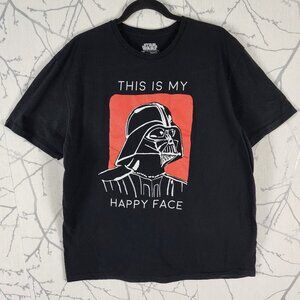 Star Wars Black 100% Cotton Funny Graphic T-Shirt